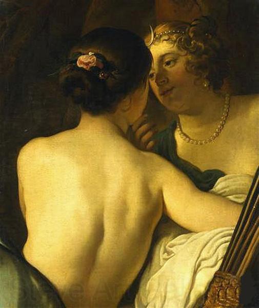 Gerard van Honthorst Jupiter in the Guise of Diana Seducing Callisto Germany oil painting art